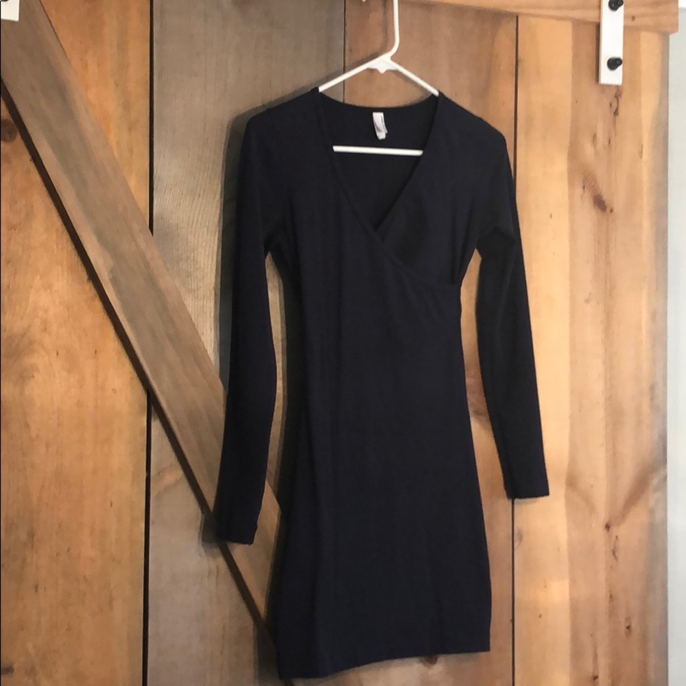 Cute navy blue mini dress